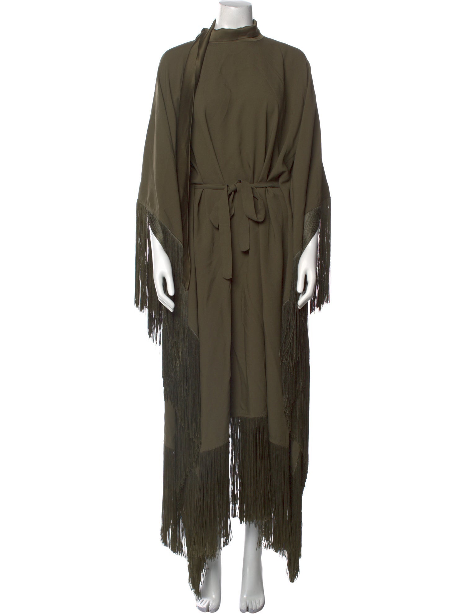 Taller Marmo Mock Neck Midi Length Dress