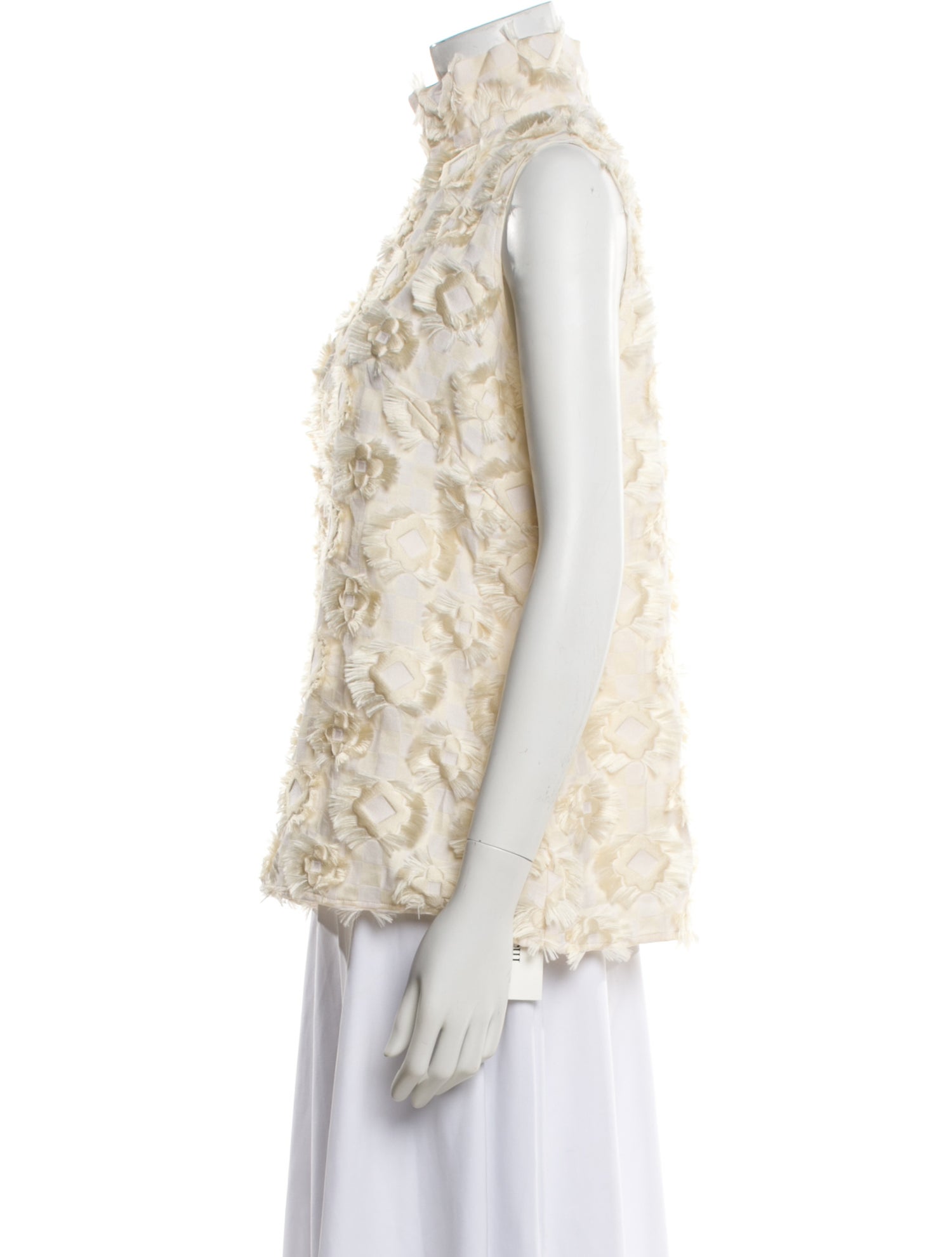 Taller Marmo Floral Print Mock Neck Top