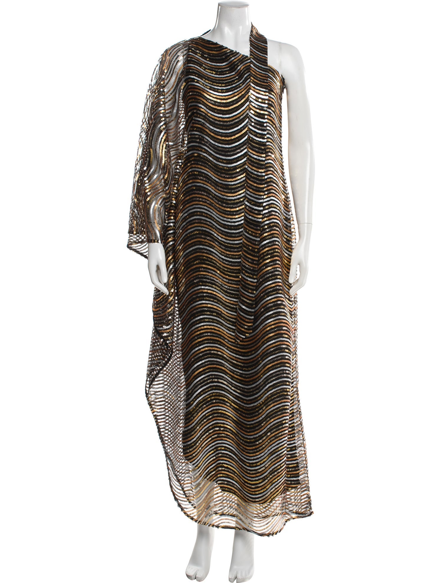 Taller Marmo Striped Long Dress