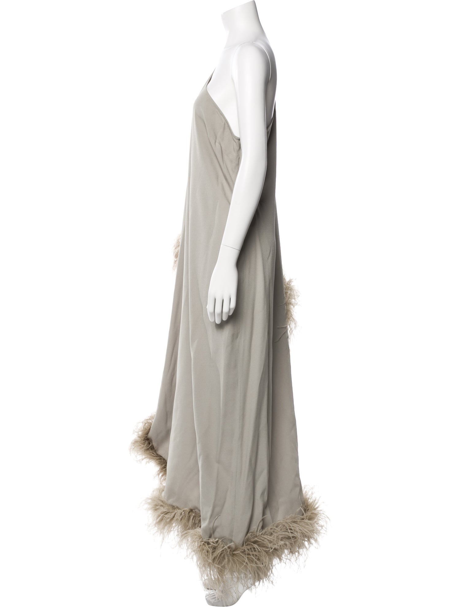 Taller Marmo One-Shoulder Long Dress