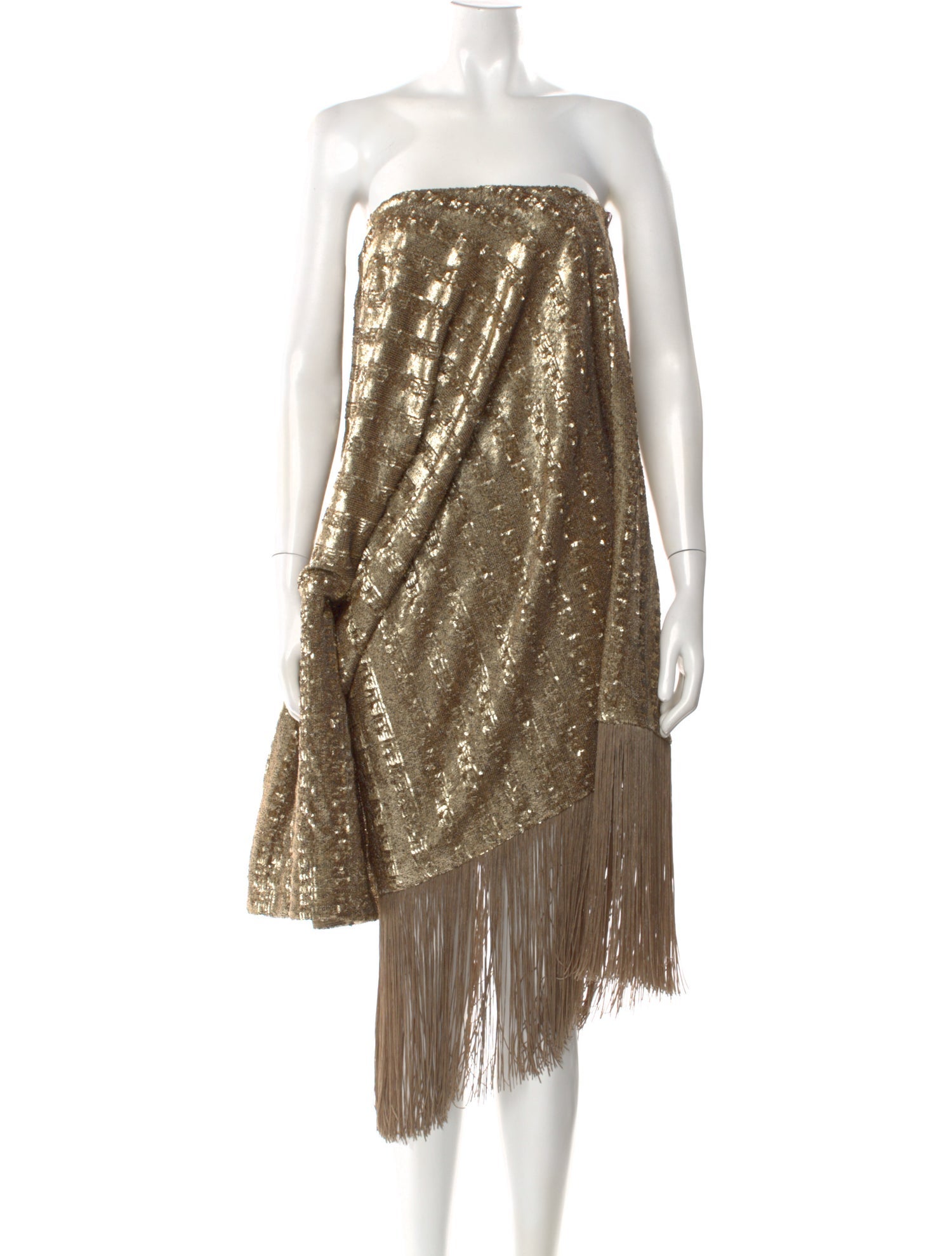 Taller Marmo Sequin Knee-Length Dress