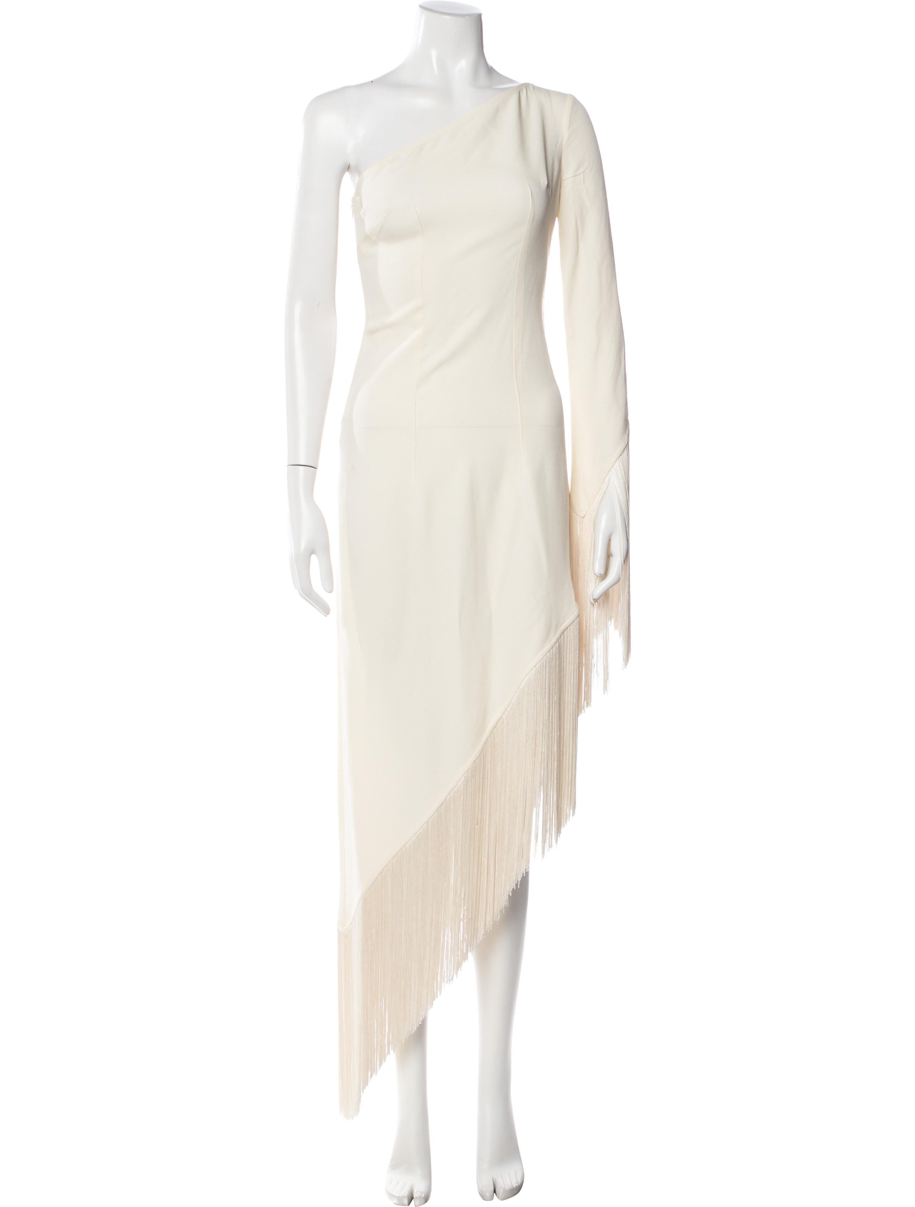 Taller Marmo One-Shoulder Long Dress w/ Tags