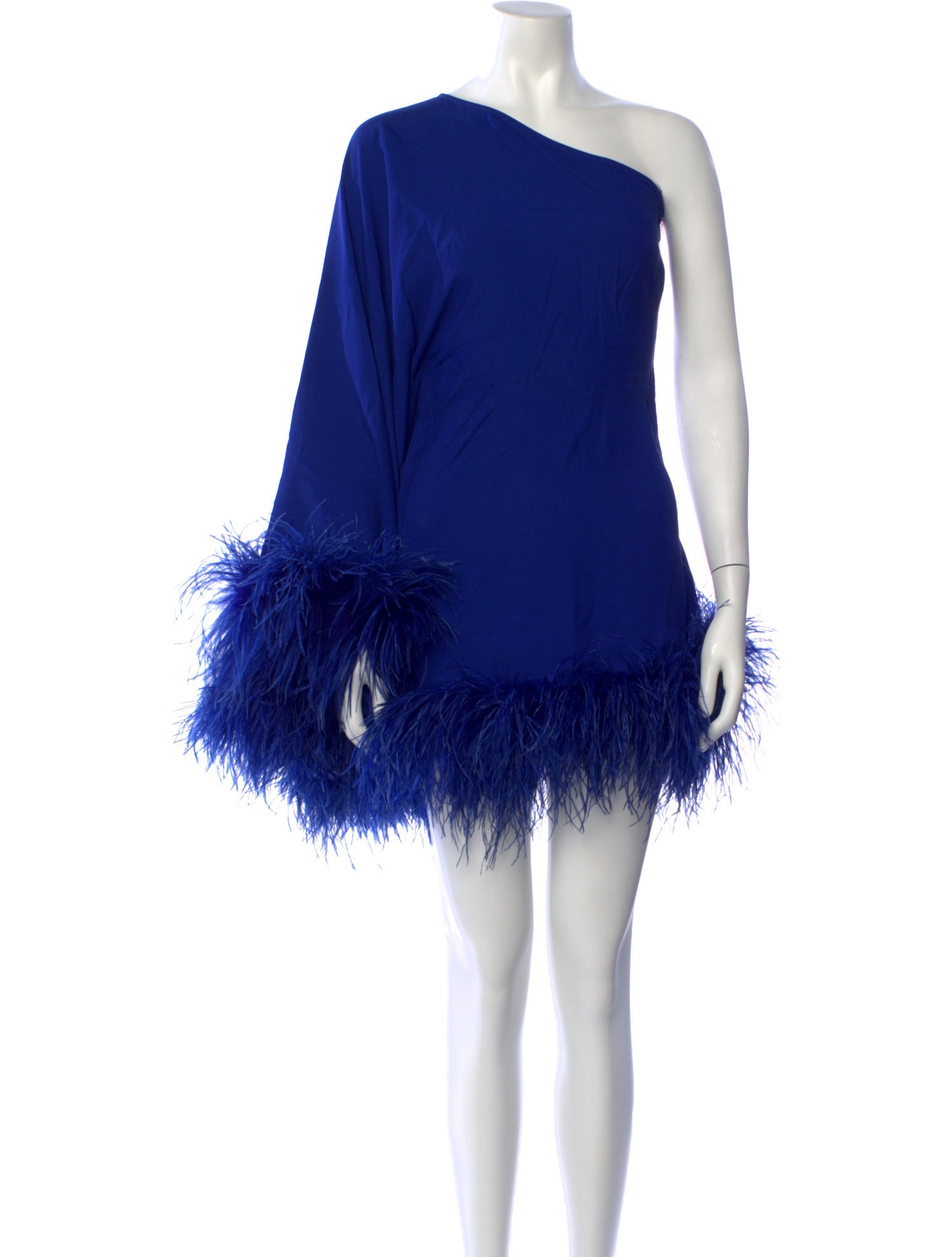 Taller Marmo One-Shoulder Mini Dress - Blue Dresses, Clothing - TLRMM21119