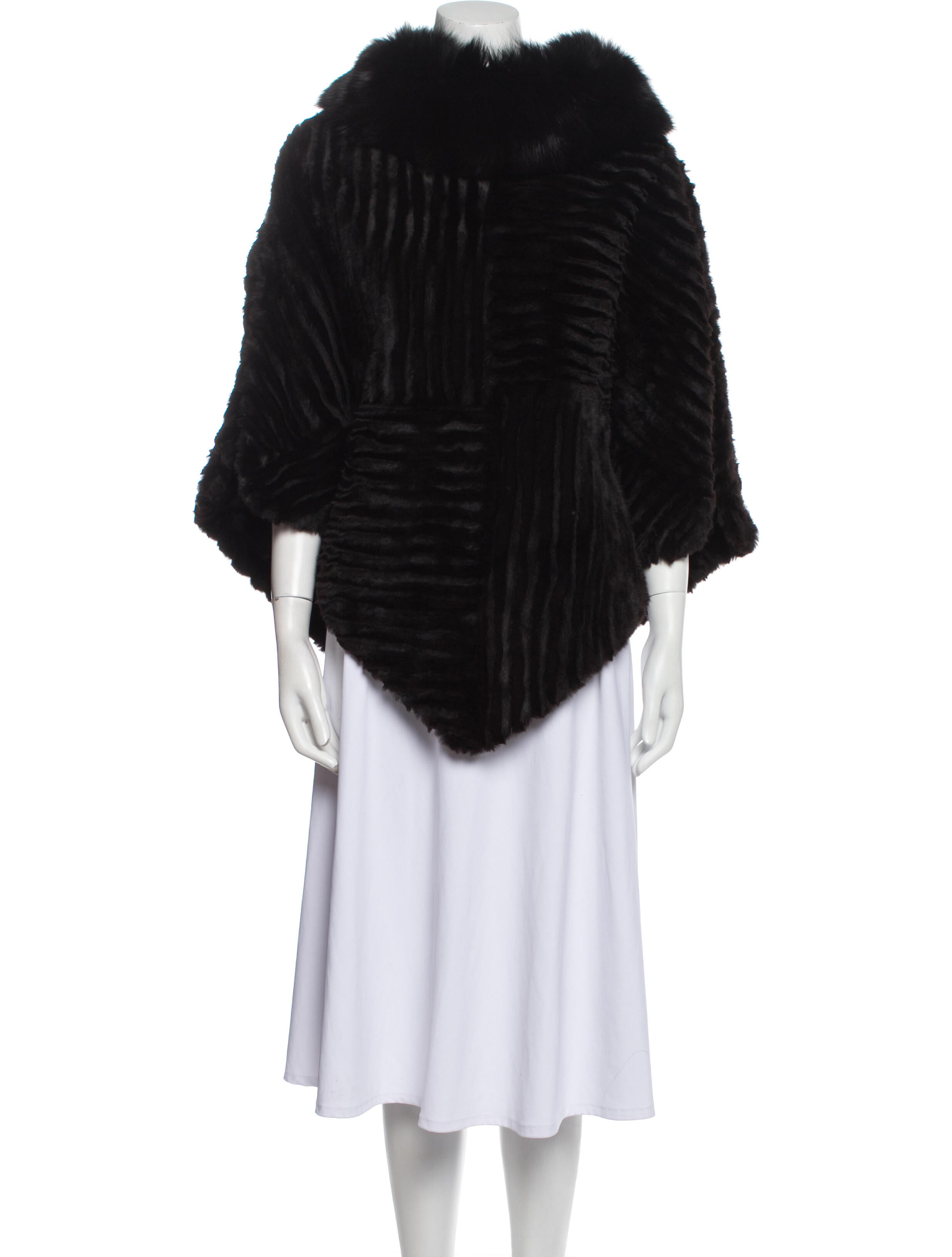 Trilogy Faux Fur Shawl