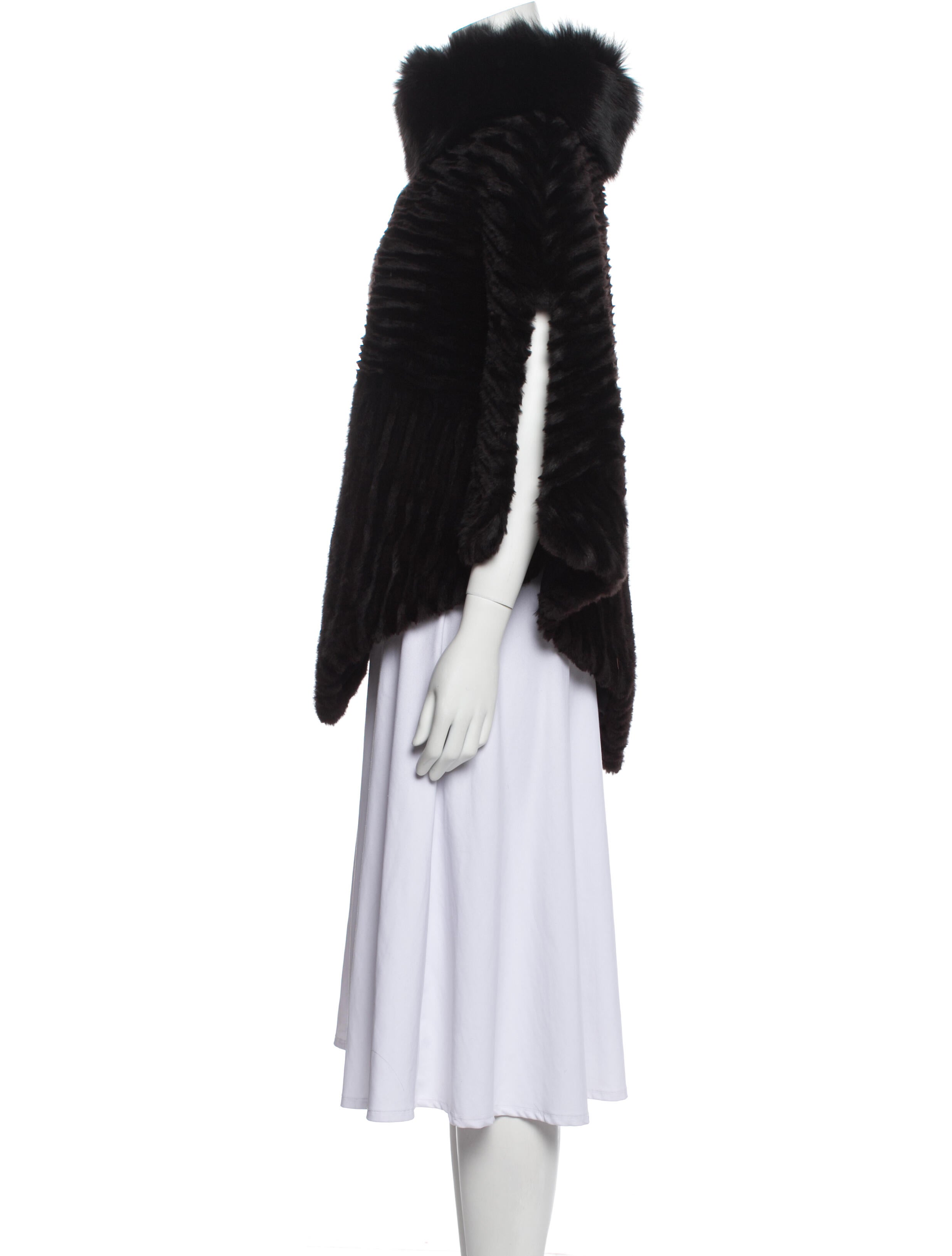 Trilogy Faux Fur Shawl