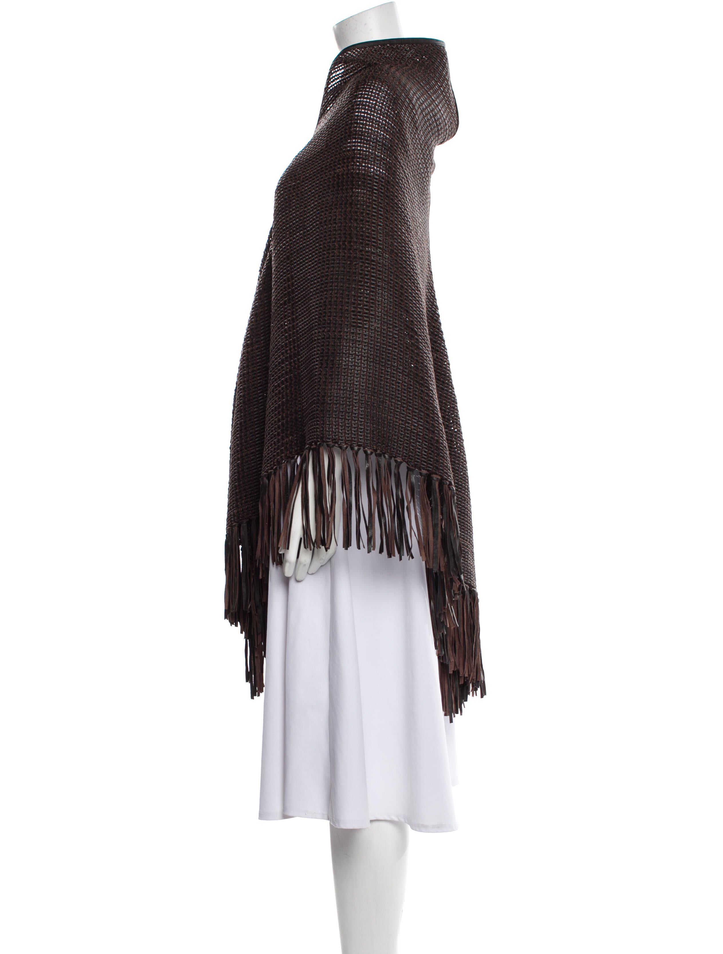 Trilogy Leather Shawl