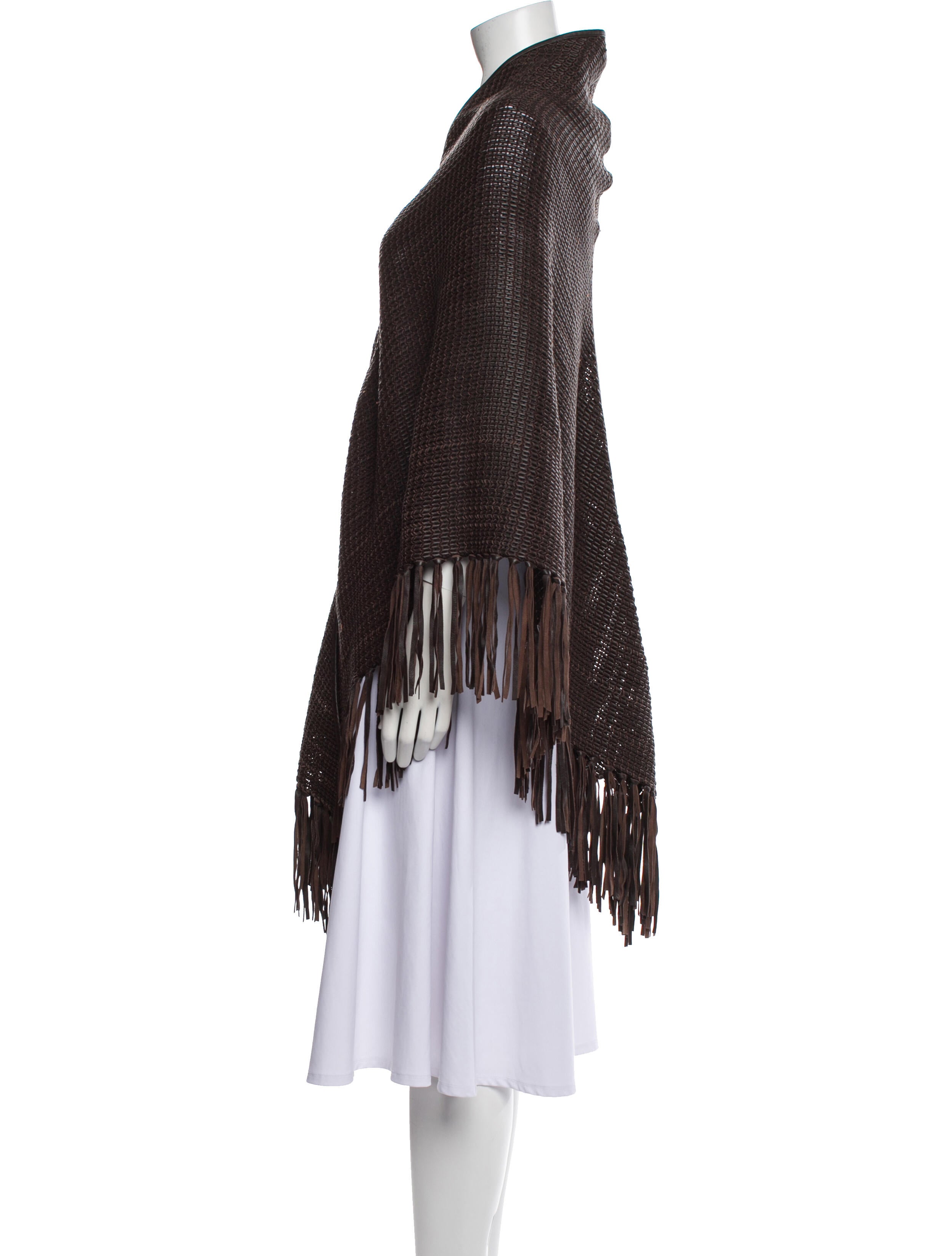 Trilogy Leather Shawl