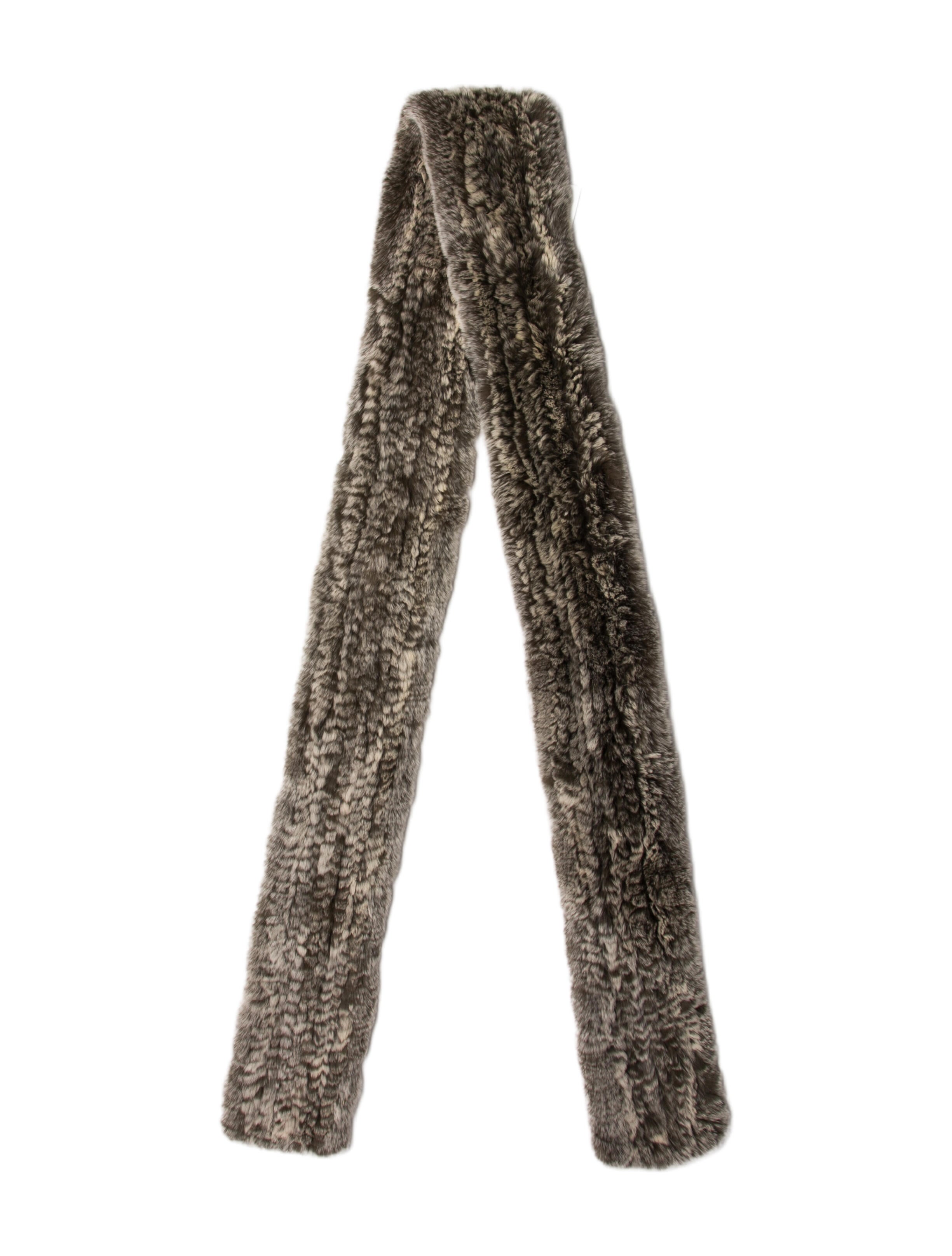 Trilogy Fur Printed Scarf