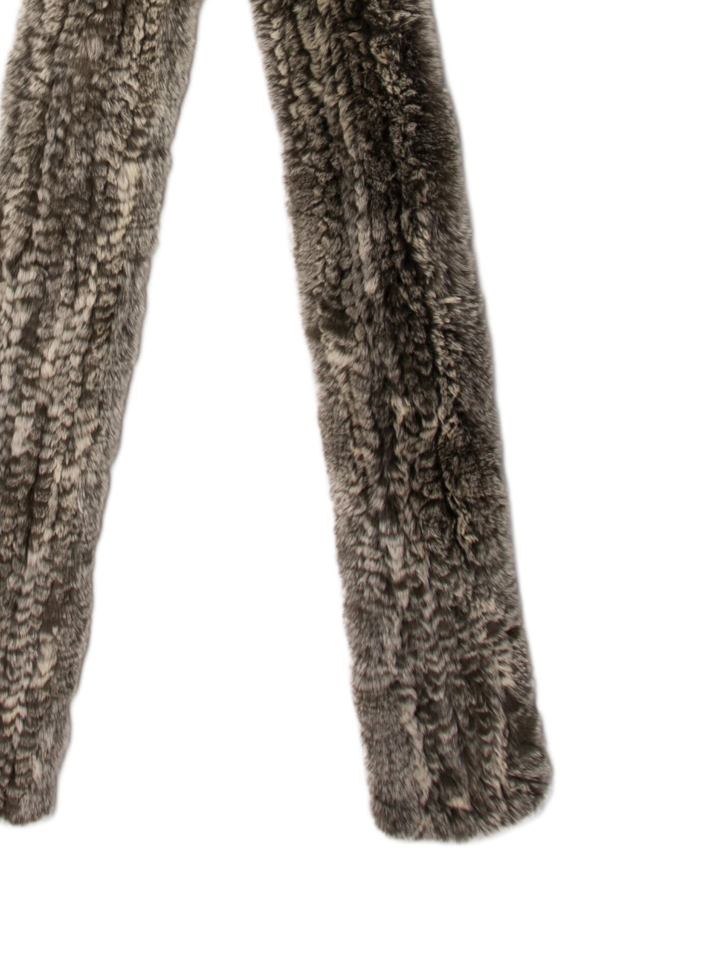 Trilogy Fur Printed Scarf