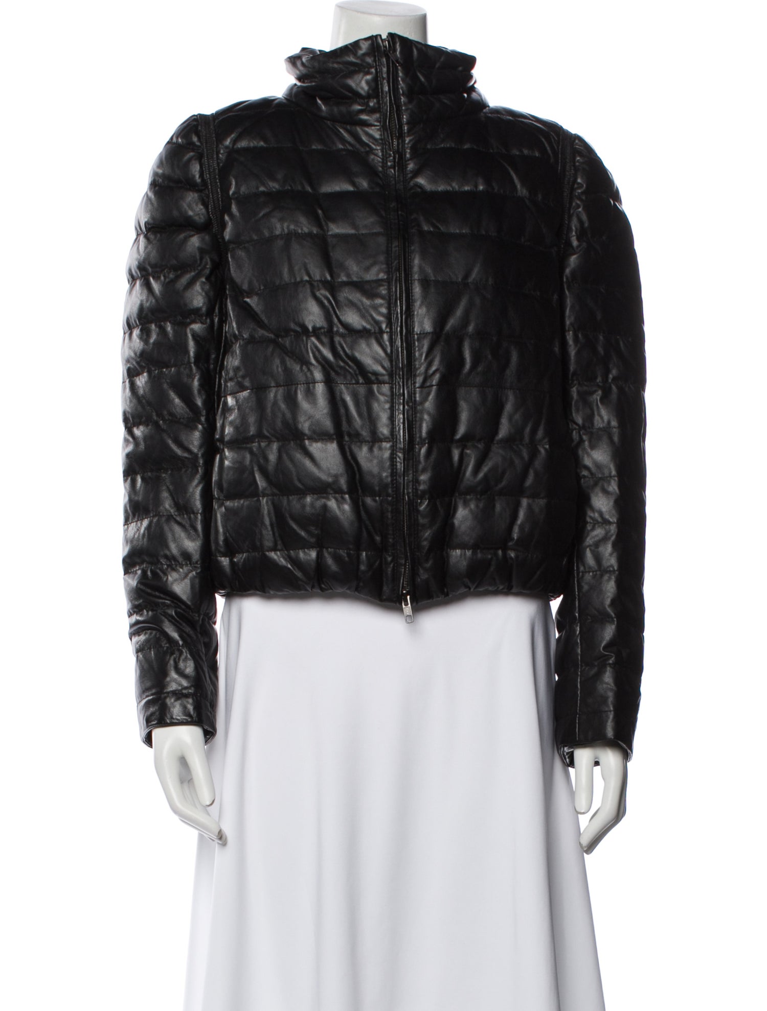 Trilogy Leather Down Jacket