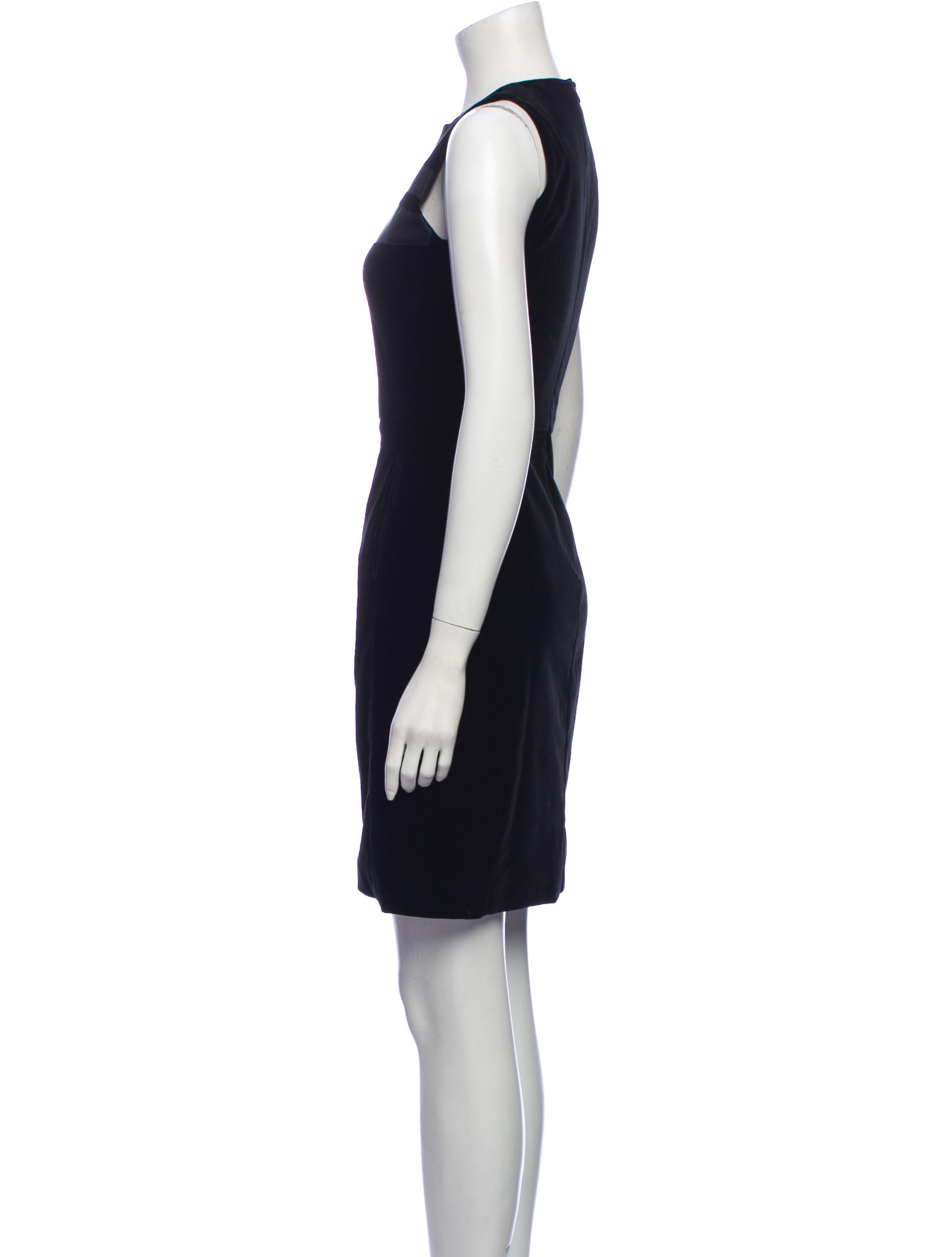 Tomas Maier Square Neckline Mini Dress