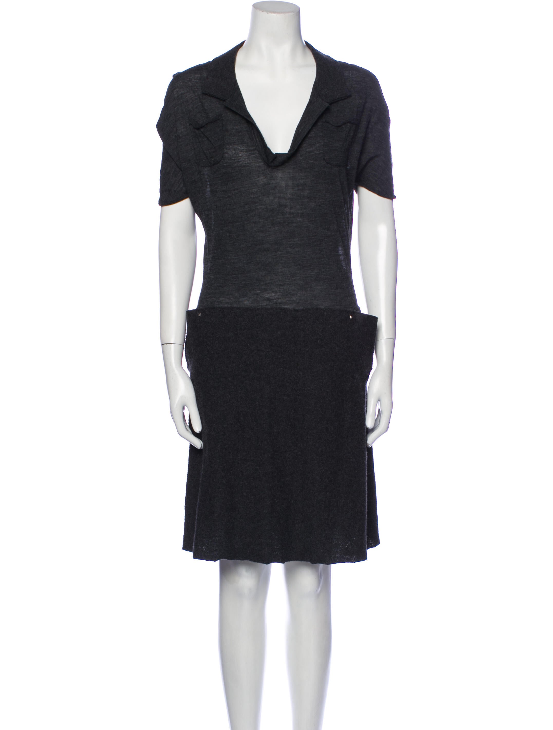 Tomas Maier Wool Mini Dress