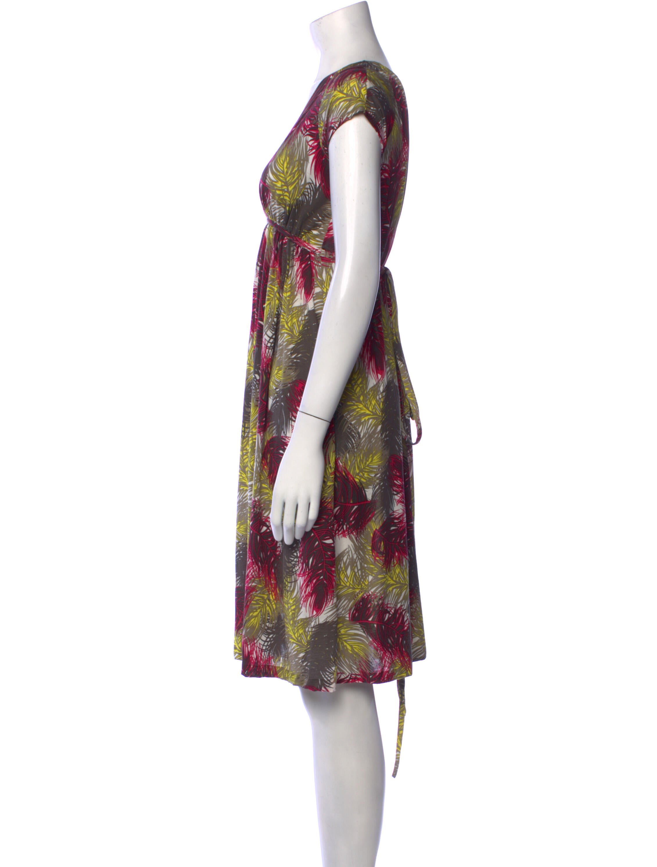 Tomas Maier Printed Knee-Length Dress