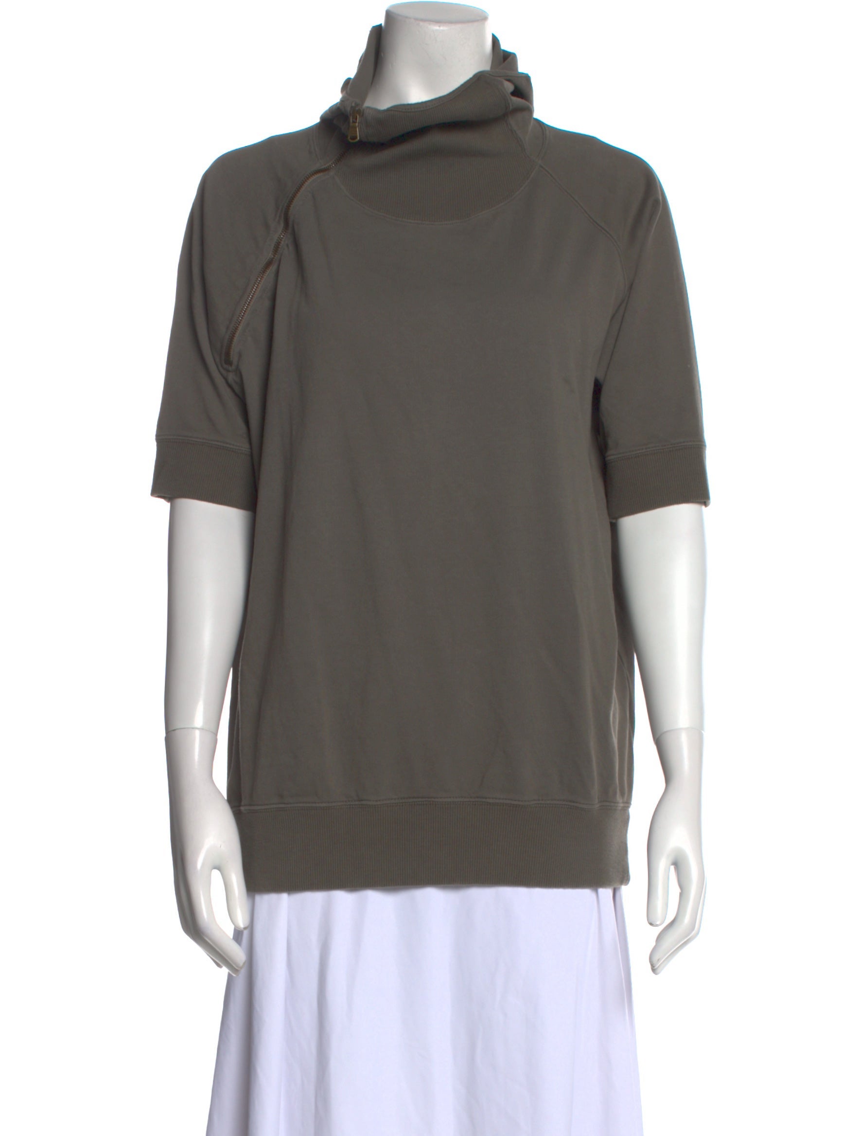 Tomas Maier Turtleneck Short Sleeve Sweatshirt