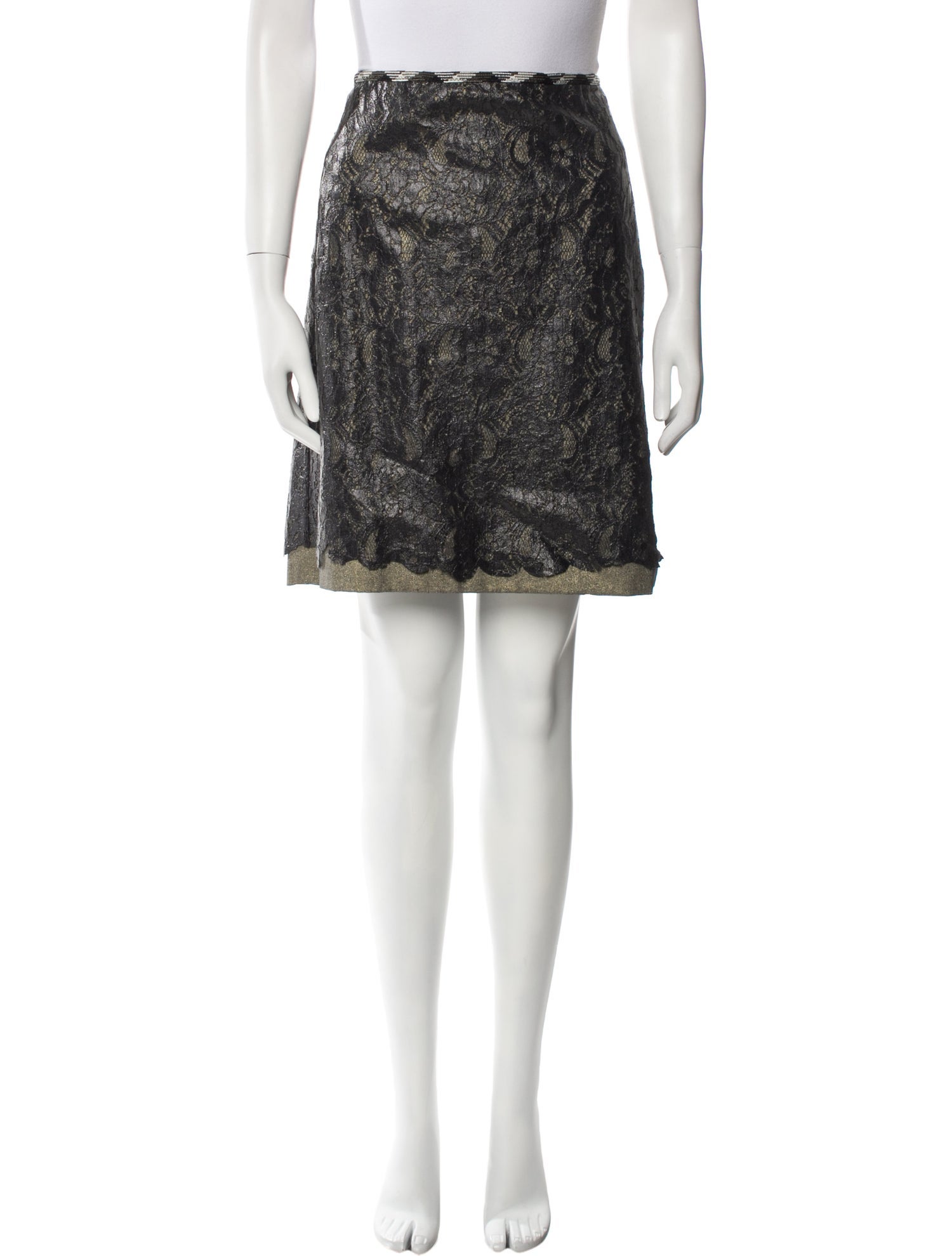 Tomas Maier Floral Print Knee-Length Skirt