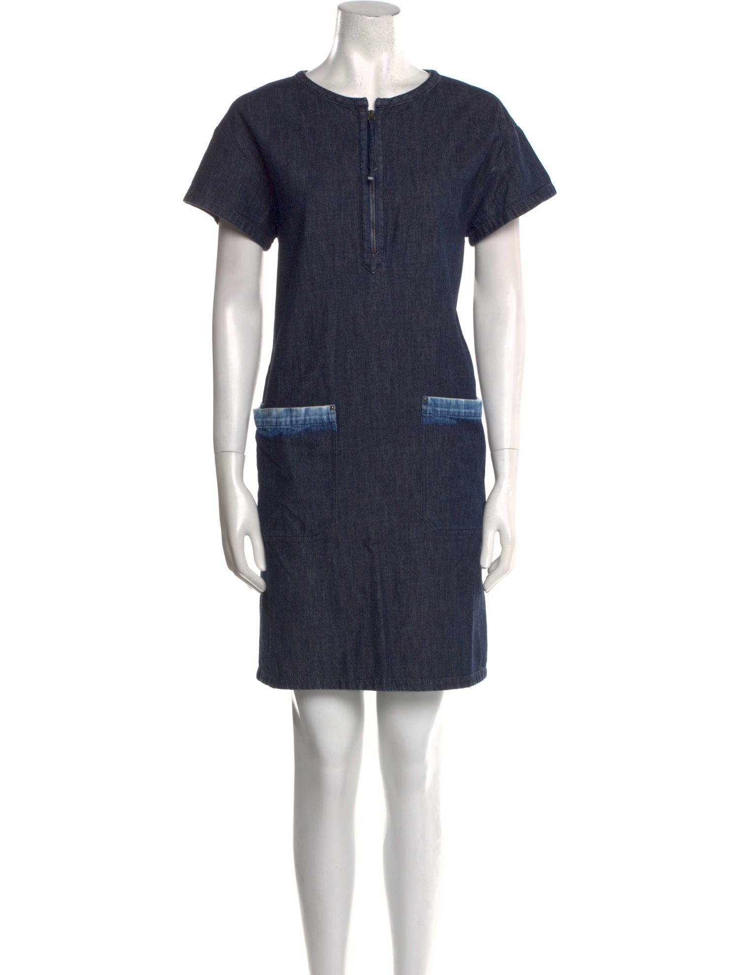 Tomas Maier Crew Neck Mini Dress