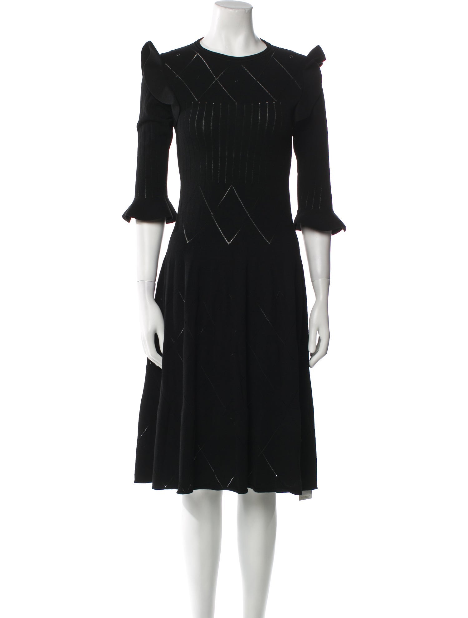 Tomas Maier Crew Neck Knee-Length Dress