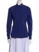 Tomas Maier Long Sleeve Button-Up Top