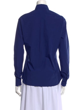 Tomas Maier Long Sleeve Button-Up Top