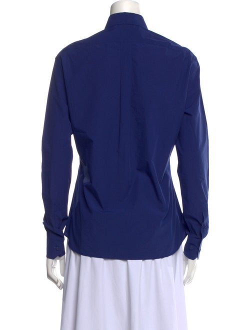 Tomas Maier Long Sleeve Button-Up Top