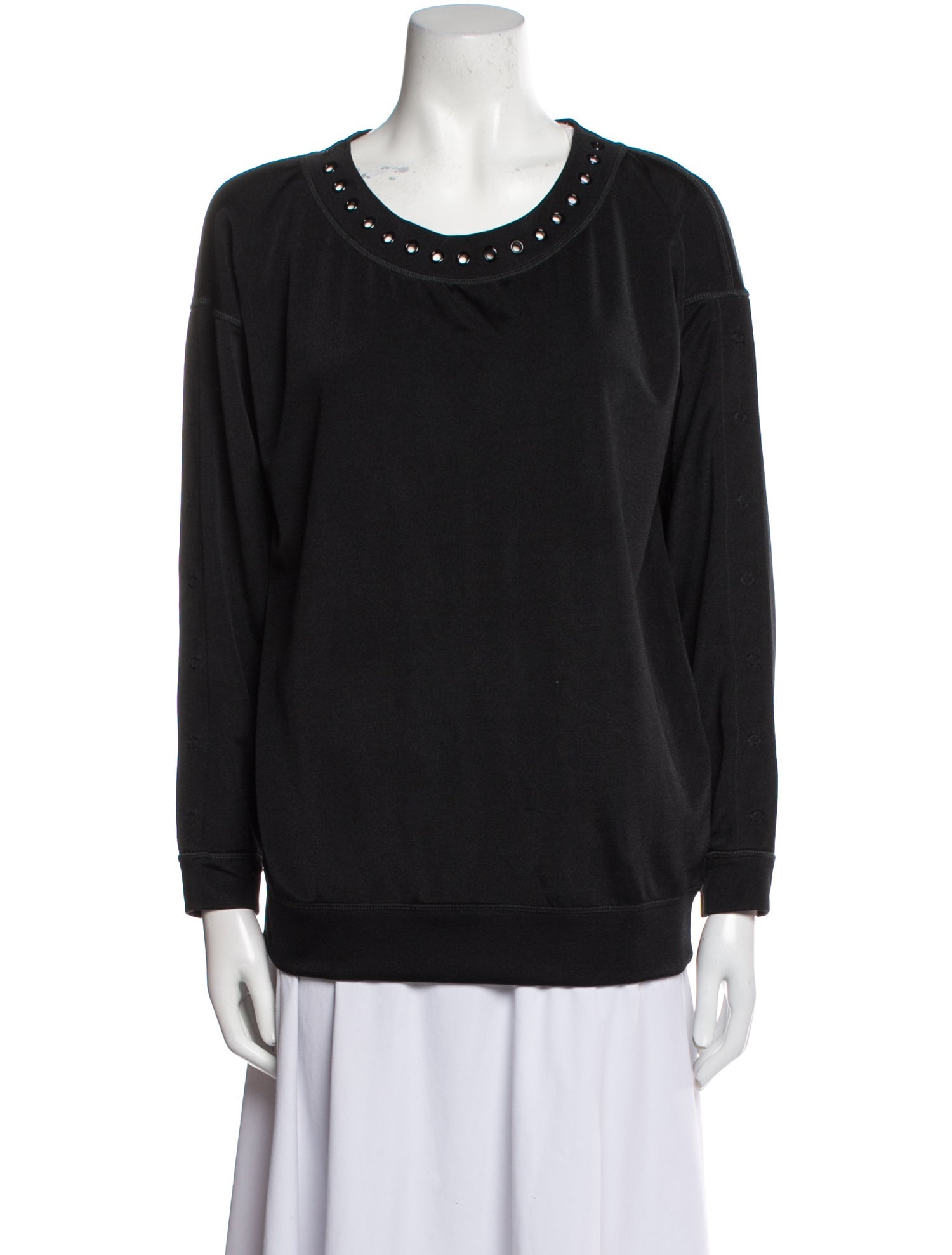 Tomas Maier Scoop Neck Long Sleeve Sweatshirt