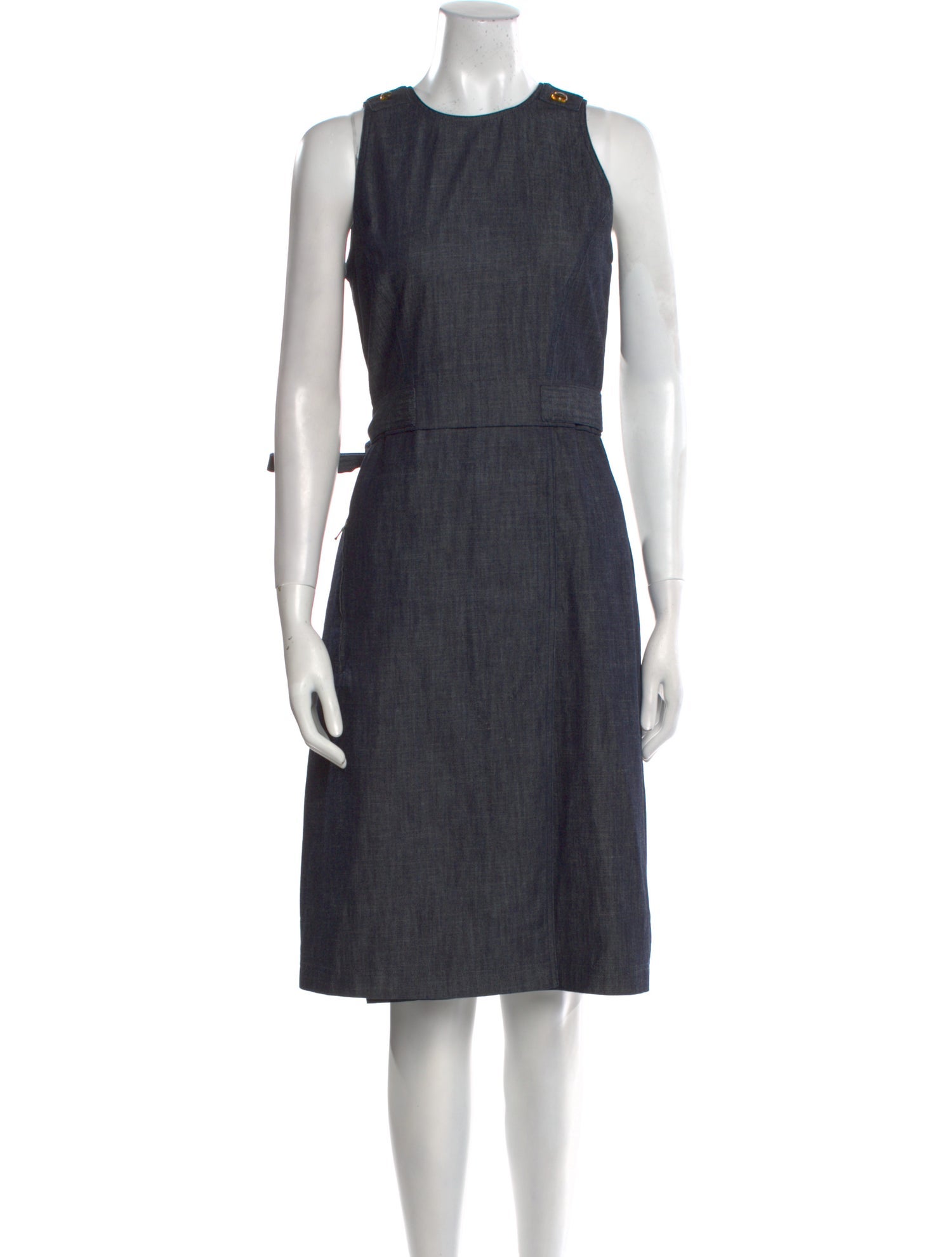 Tomas Maier Crew Neck Knee-Length Dress