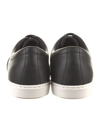 Tomas Maier Leather Colorblock Pattern Sneakers