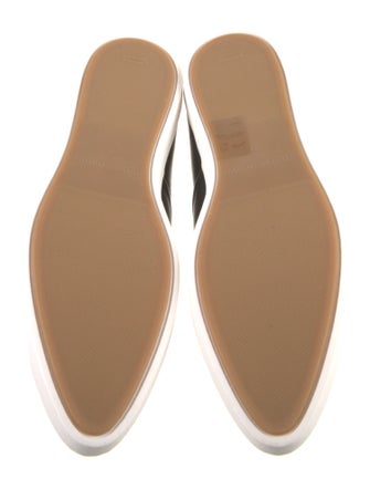 Tomas Maier Leather Colorblock Pattern Sneakers