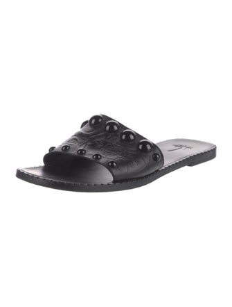 Tomas Maier Leather Slides