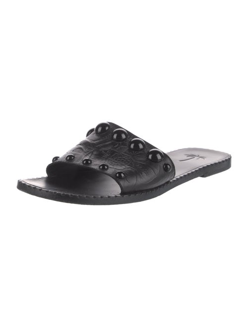 Tomas Maier Leather Slides