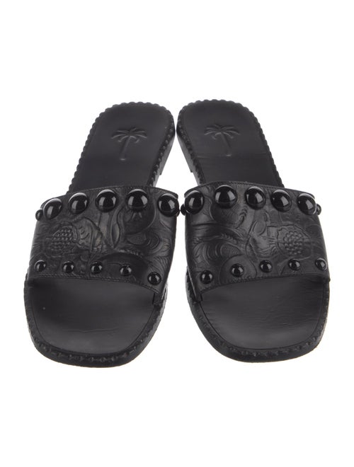 Tomas Maier Leather Slides