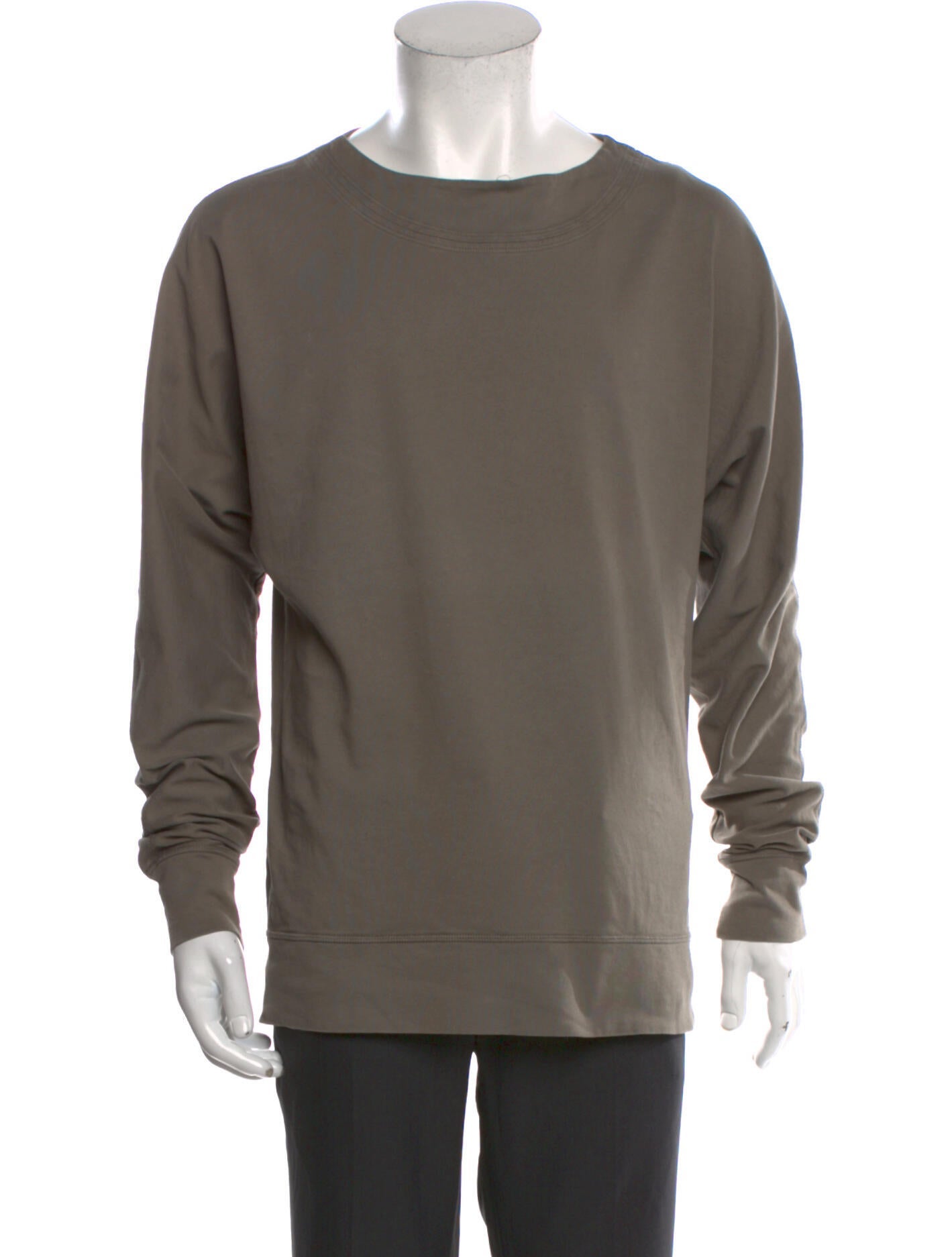 Tomas Maier Crew Neck Long Sleeve T-Shirt