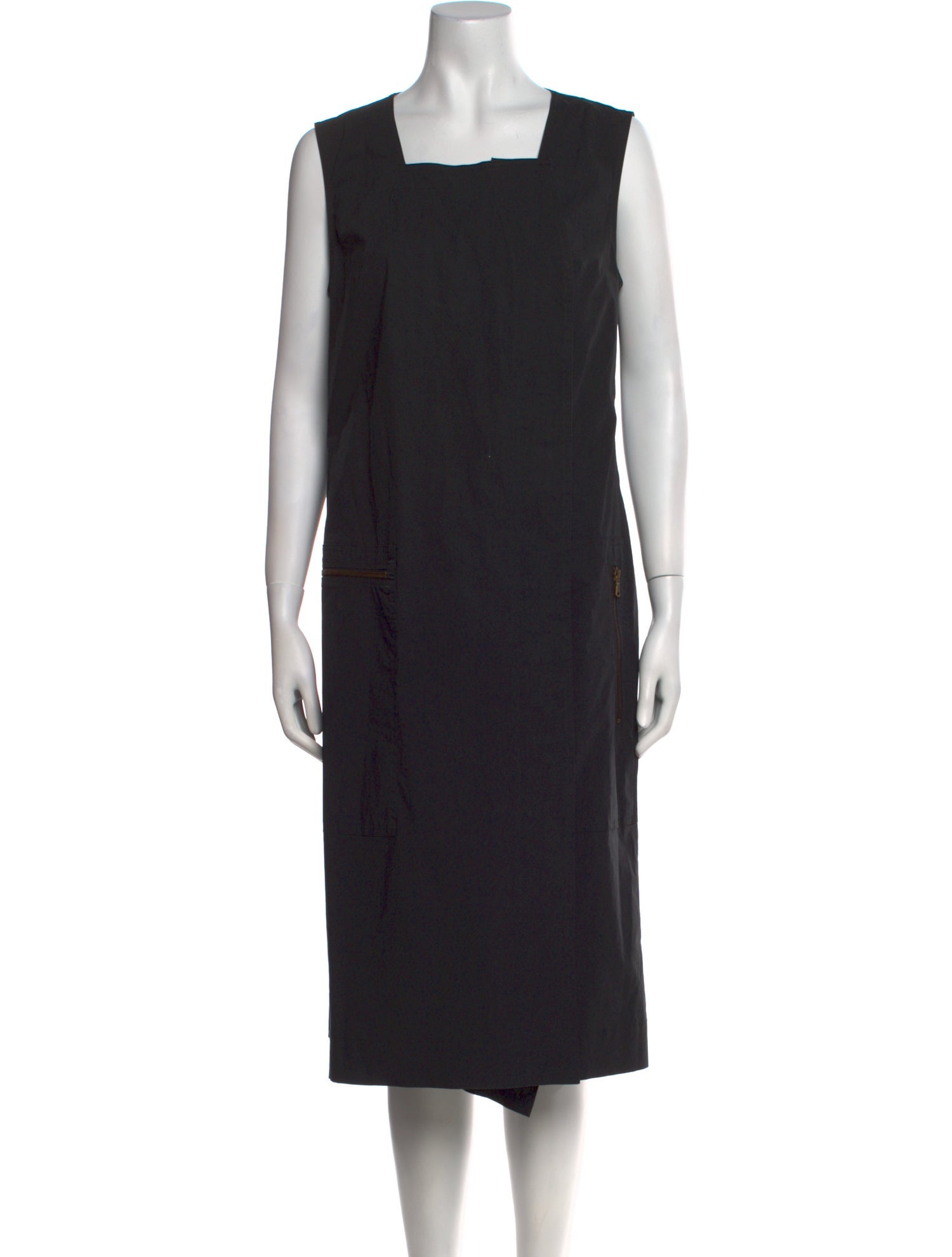 Tomas Maier Square Neckline Long Dress