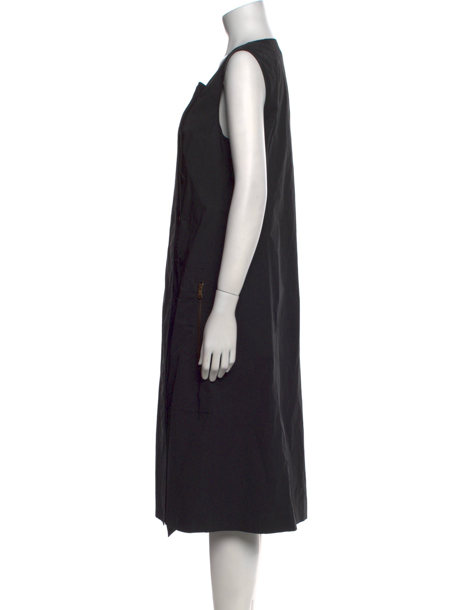 Tomas Maier Square Neckline Long Dress