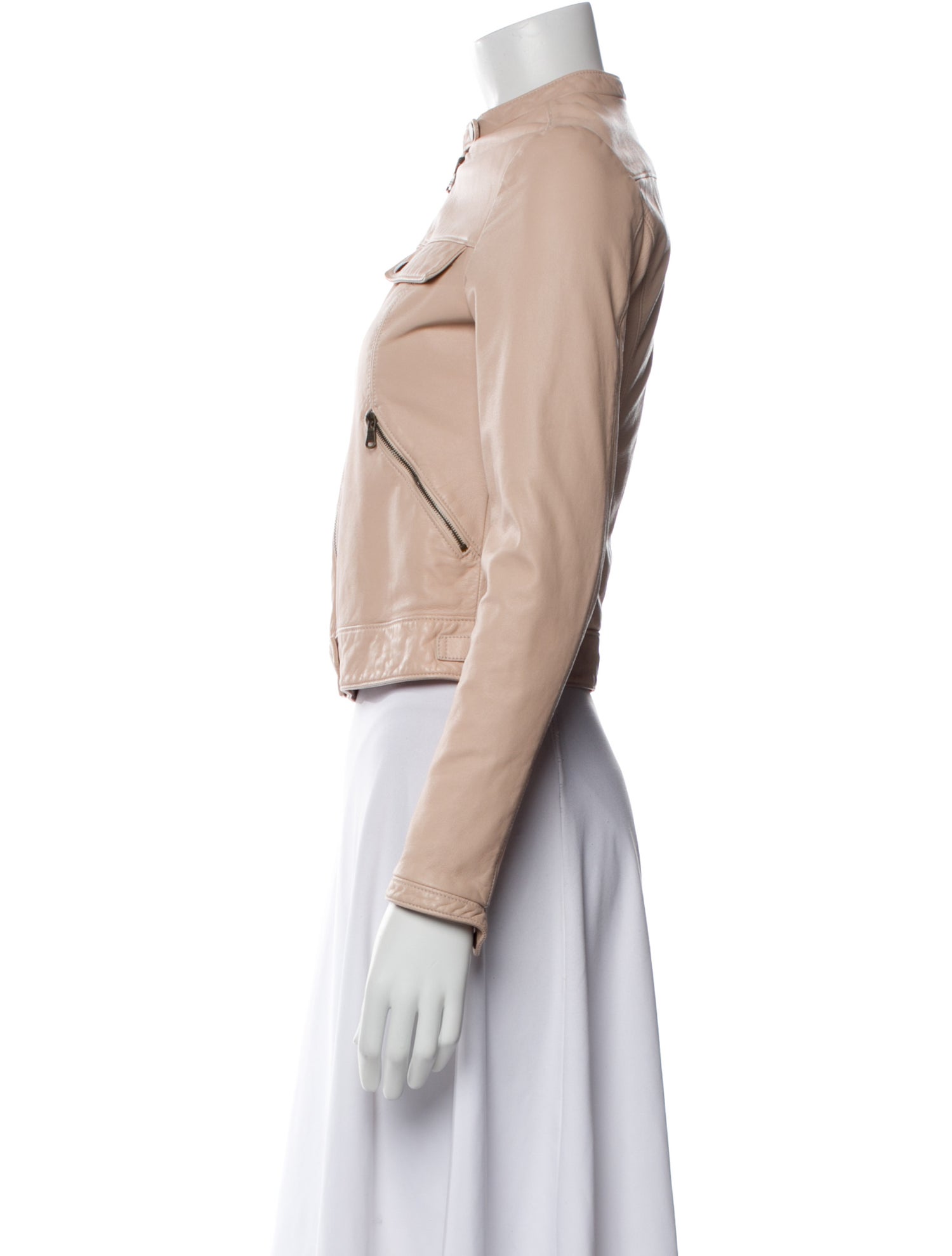 Tomas Maier Leather Biker Jacket