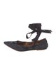 Tomas Maier Denim Ballet Flats