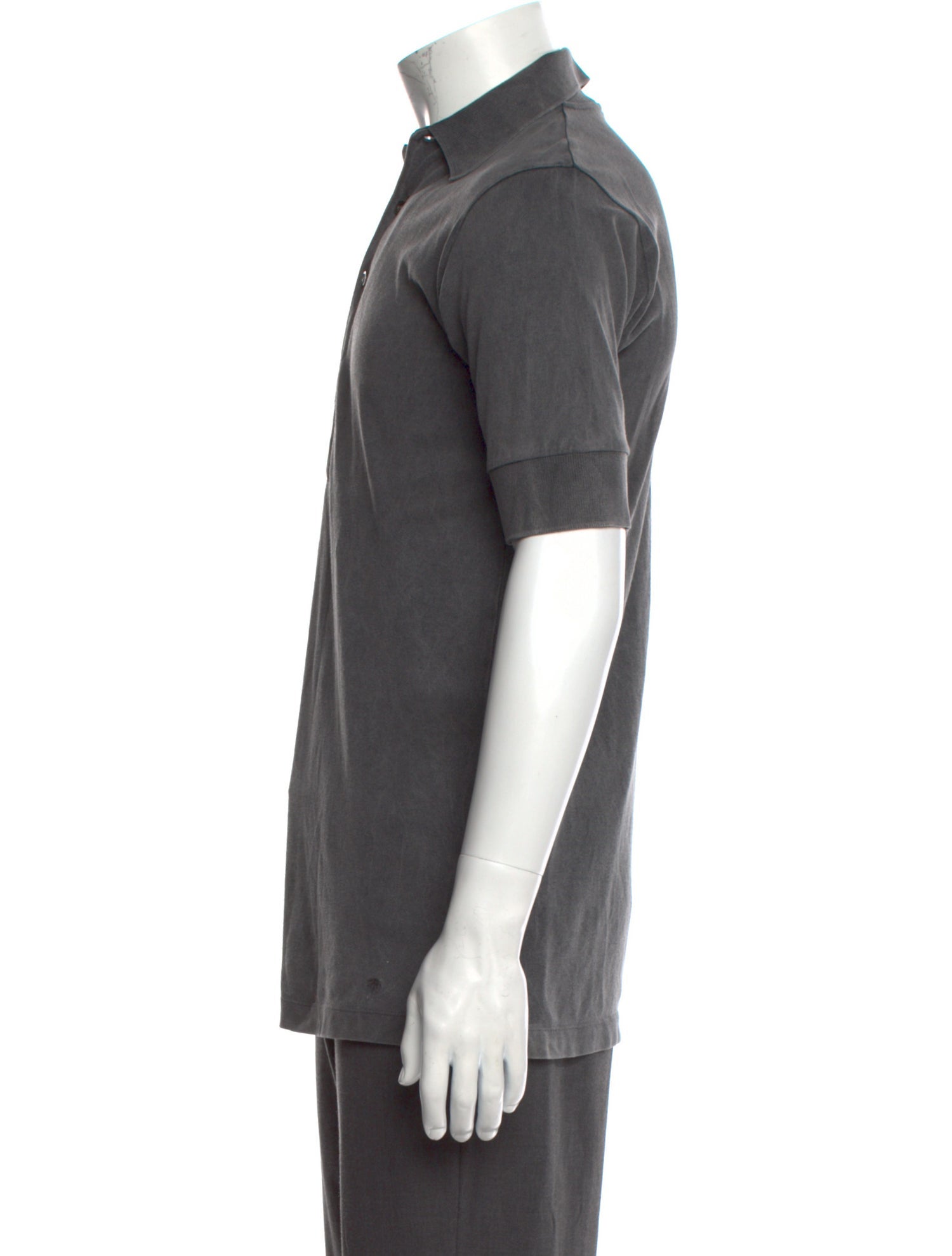 Tomas Maier Collar Short Sleeve Polo Shirt