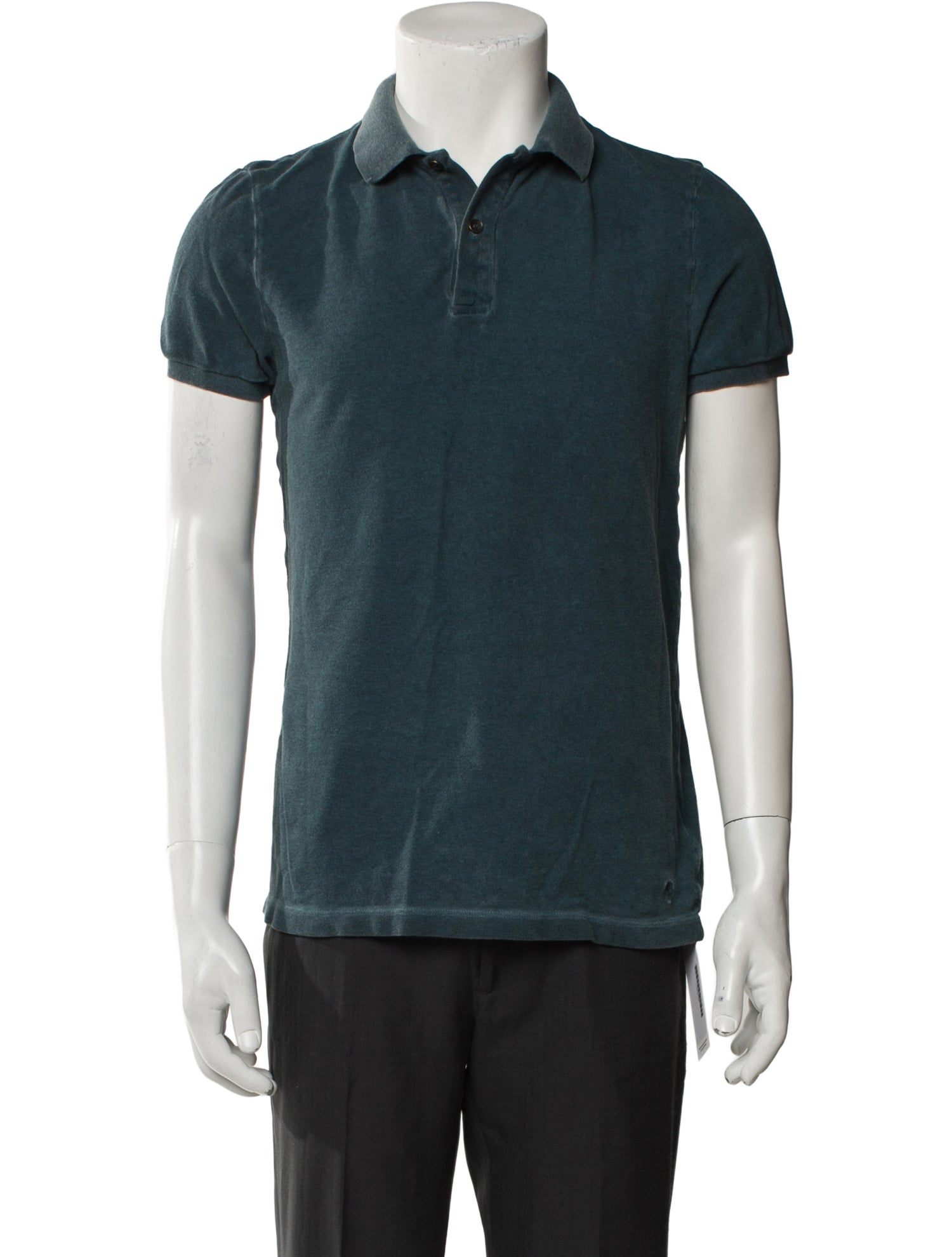 Tomas Maier Collar Short Sleeve Polo Shirt