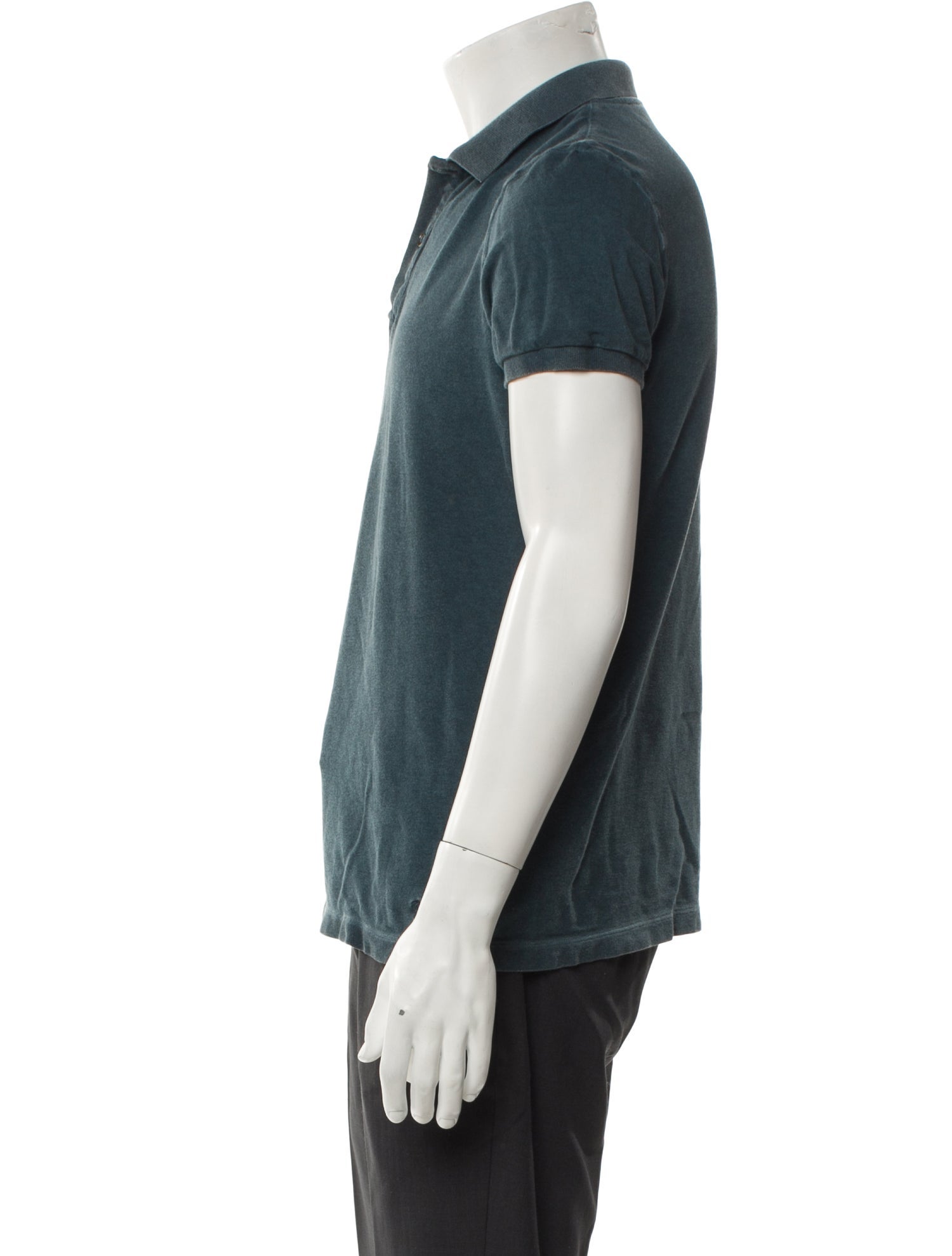 Tomas Maier Collar Short Sleeve Polo Shirt