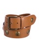 Tomas Maier Leather Studded Accents Belt