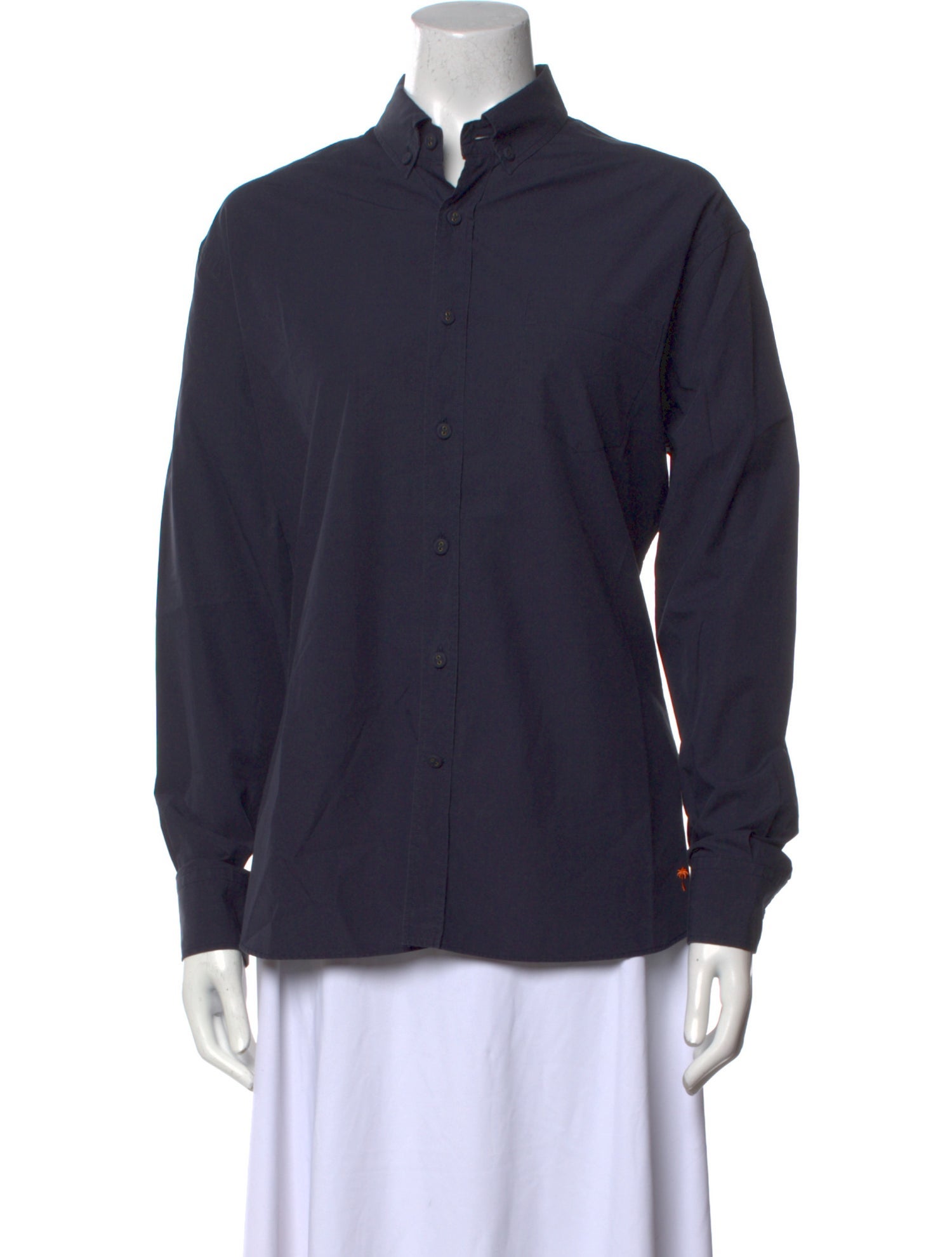 Tomas Maier Long Sleeve Button-Up Top
