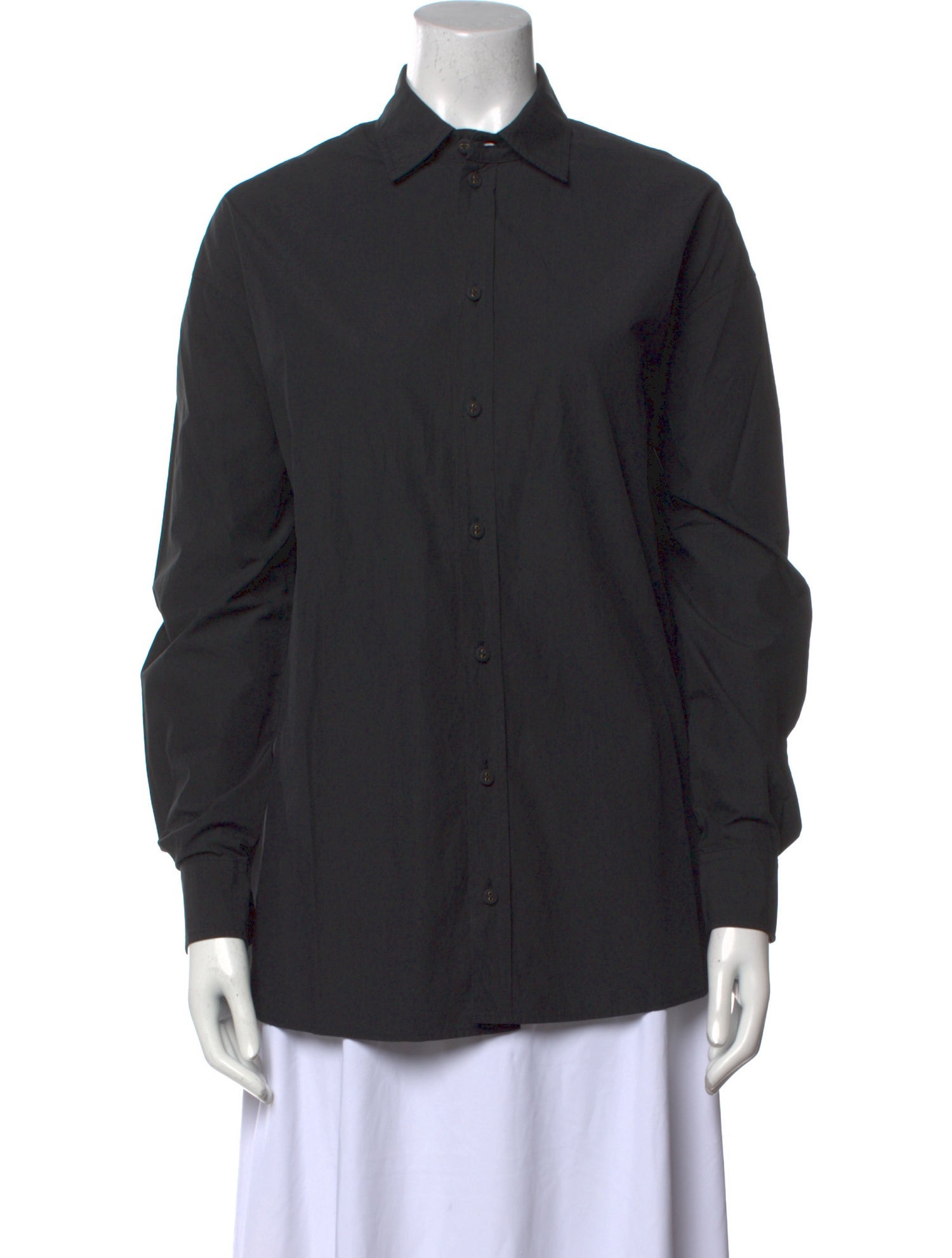 Tomas Maier Long Sleeve Button-Up Top
