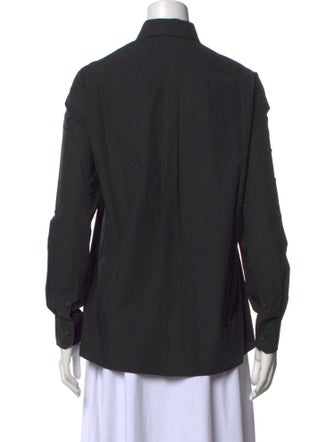 Tomas Maier Long Sleeve Button-Up Top