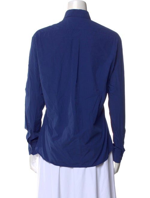 Tomas Maier Long Sleeve Button-Up Top