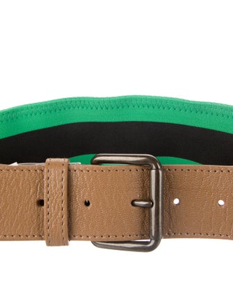 Tomas Maier Wide Leather Waist Belt
