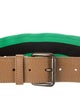Tomas Maier Wide Leather Waist Belt