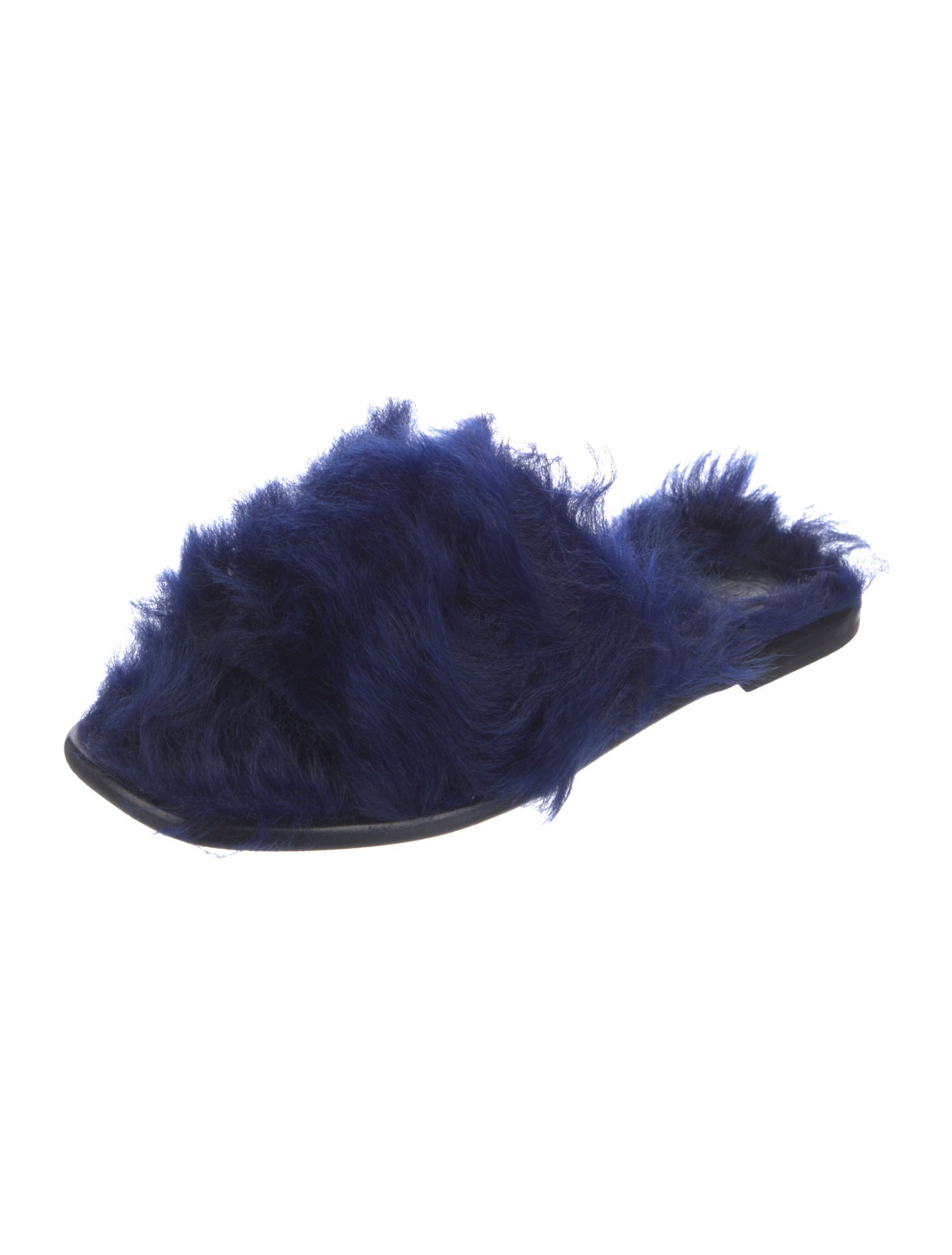 Tomas Maier Faux Fur Slides
