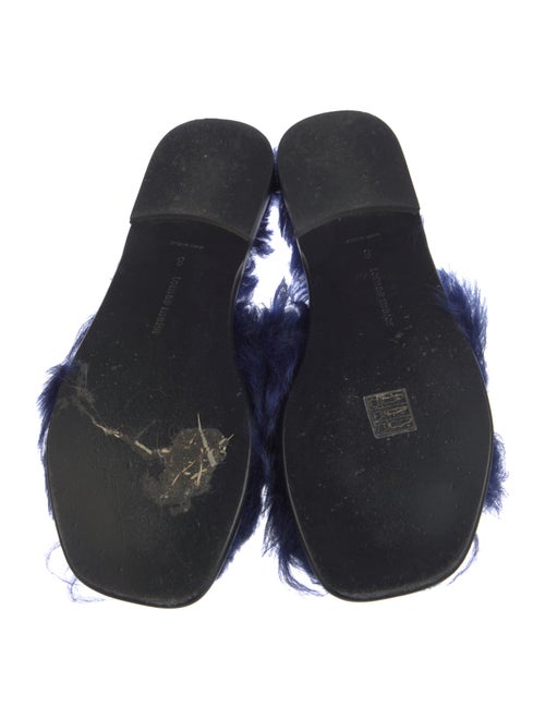 Tomas Maier Faux Fur Slides