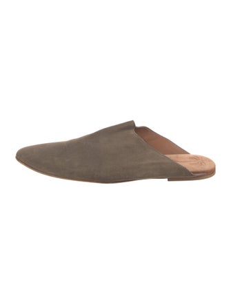Tomas Maier Suede Slippers