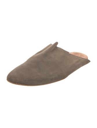 Tomas Maier Suede Slippers
